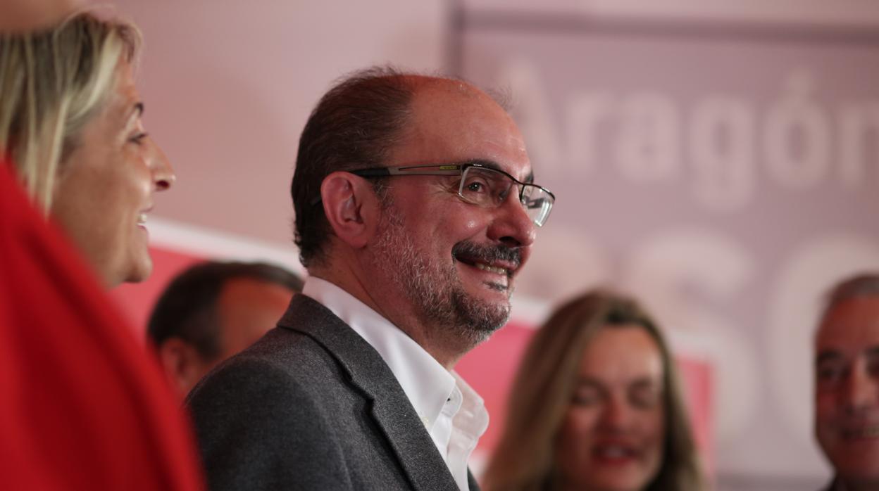 Javier Lambán, líder del PSOE aragonés