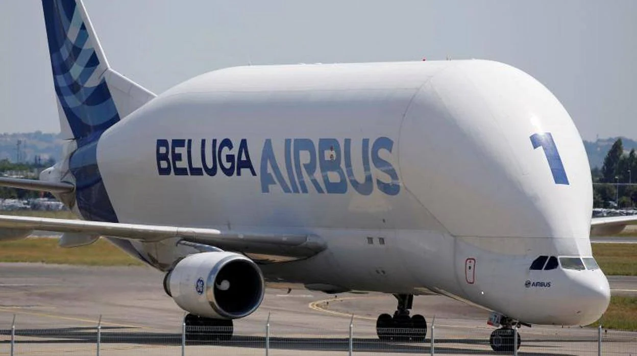 Imagen del BelugaXL de Airbus