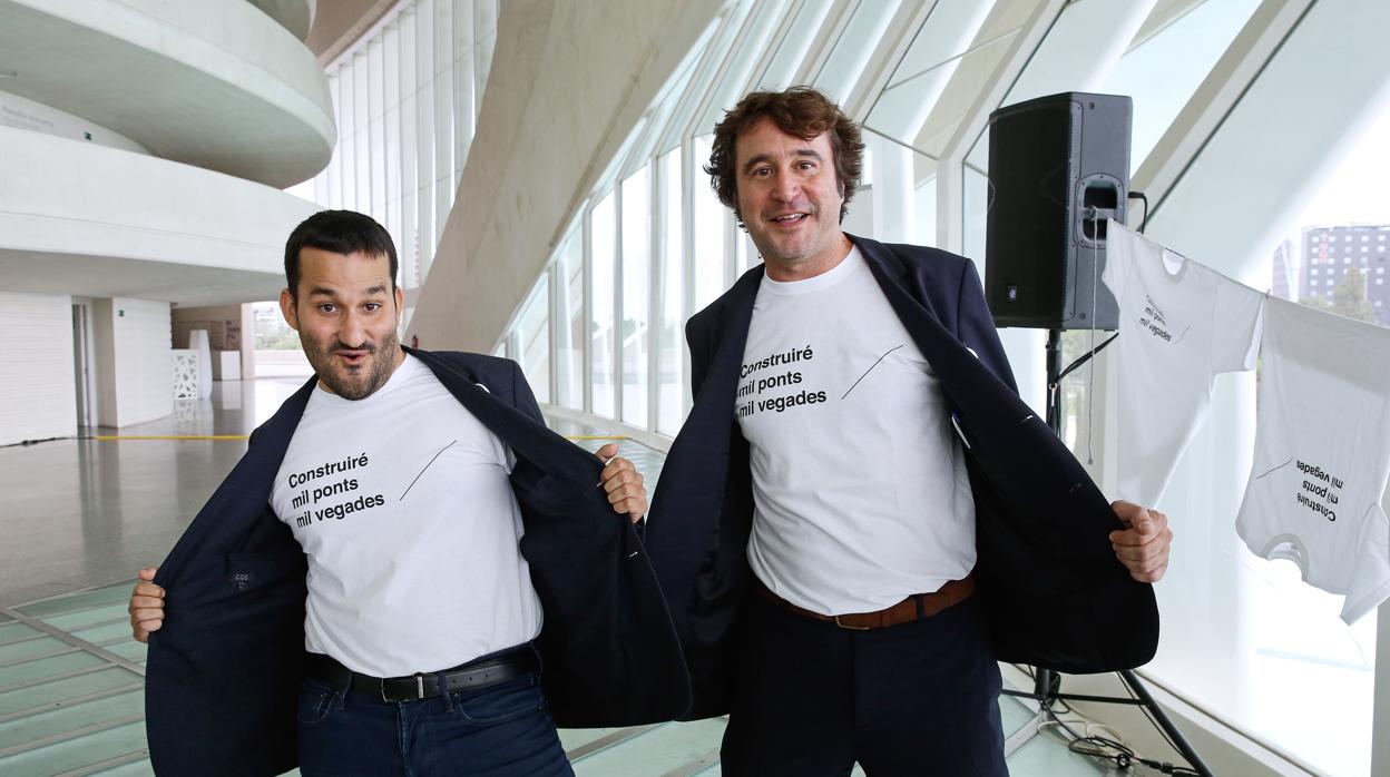 Rubén Trenezano, junto a Vicent Marzà, en una umagen de archivo