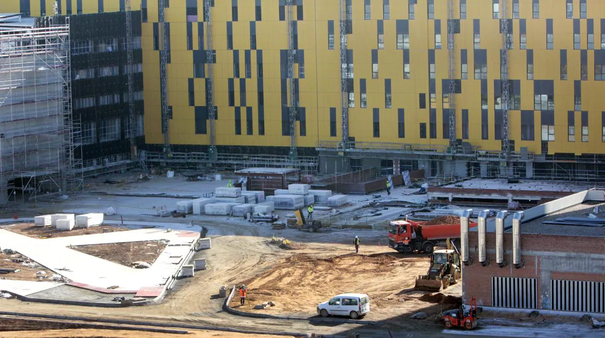 Imagen de las obras del nuevo hospital de Toledo