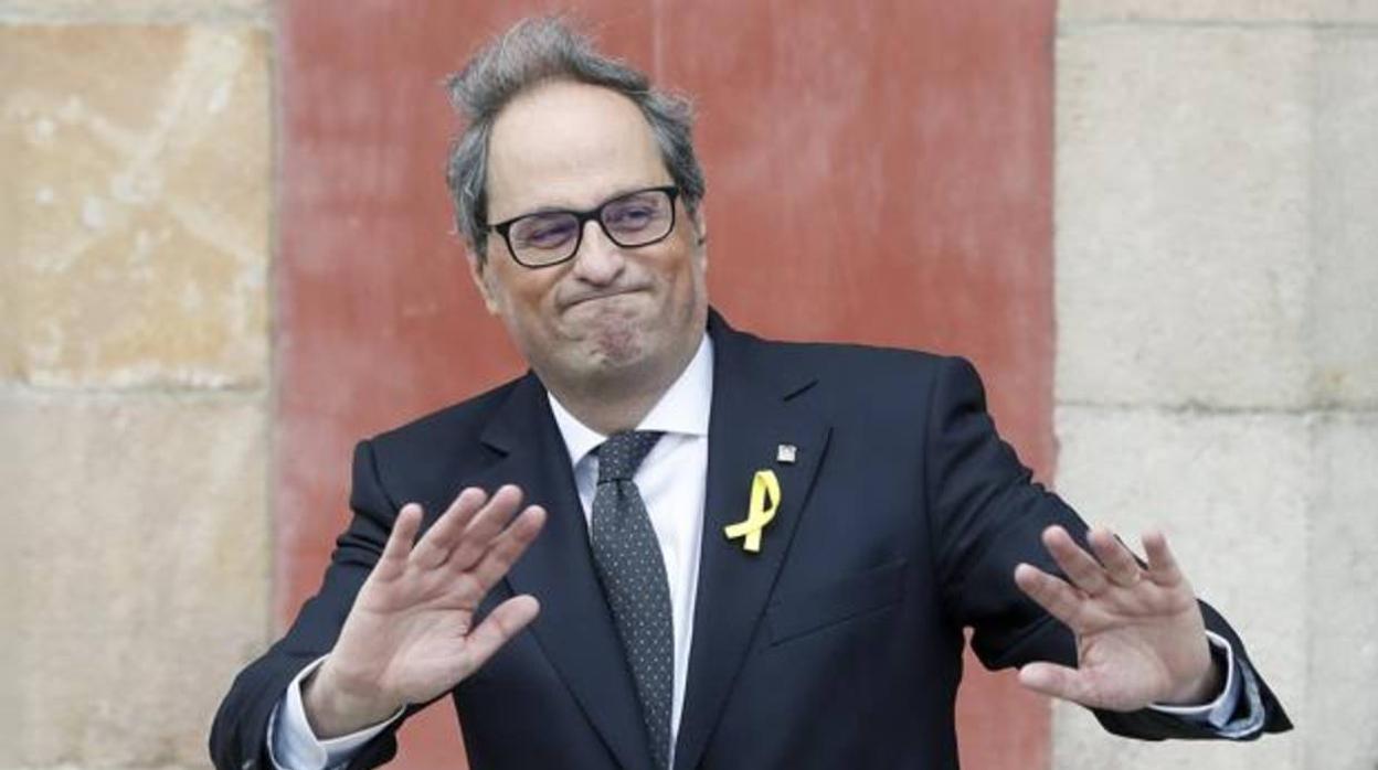 El presidente de la Generalitat, Quim Torra