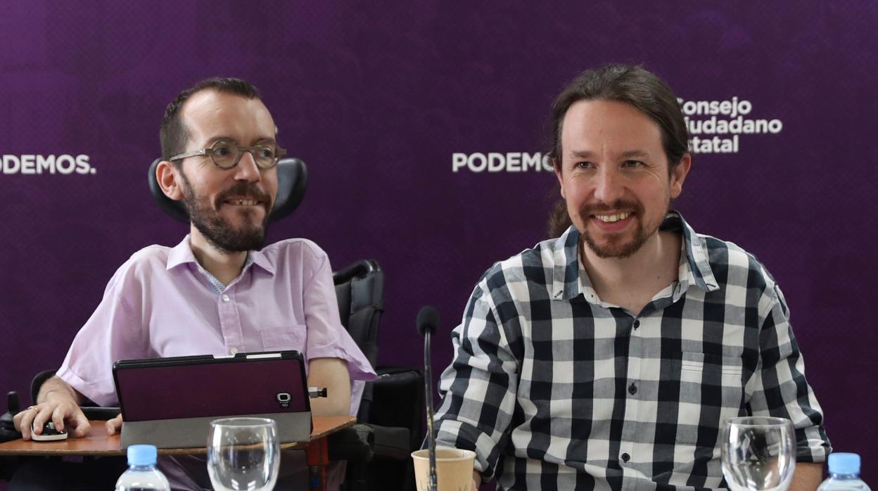Pablo Echenique y Pablo Iglesias
