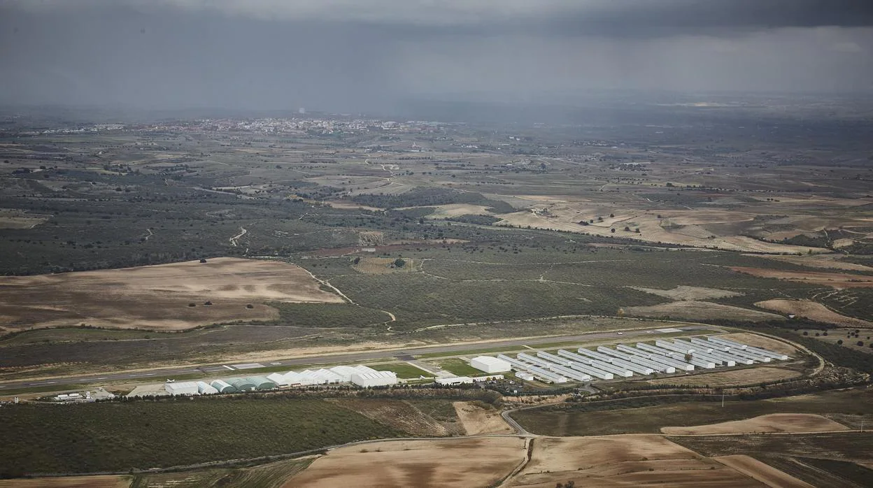 Aérodromo de Casarrubios, donde se instalará el segundo aeropuerto de Madrid