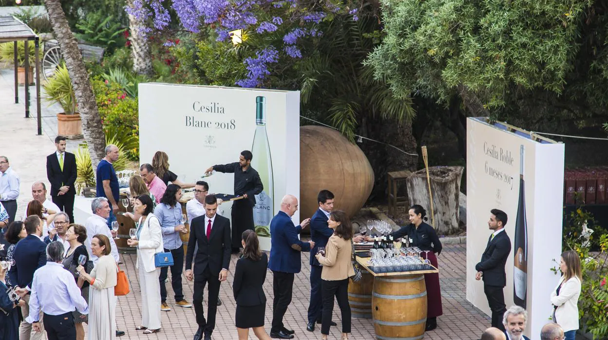 Presentación de los vinos de la añada 2018 de Casa Cesilia
