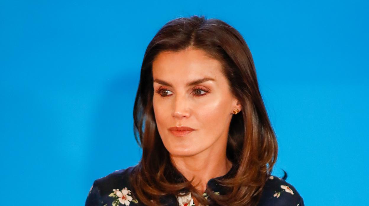 La Reina Letizia, ayer, enun acto de Unicef