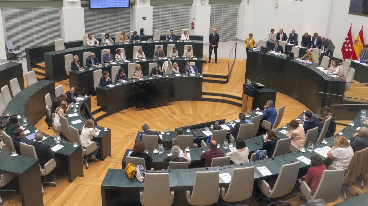 Pleno del ayuntamiento de Madrid