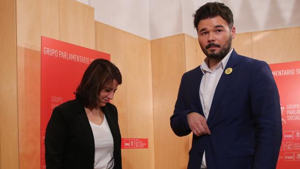 ERC «no bloqueará» la investidura de Sánchez y sugiere su abstención