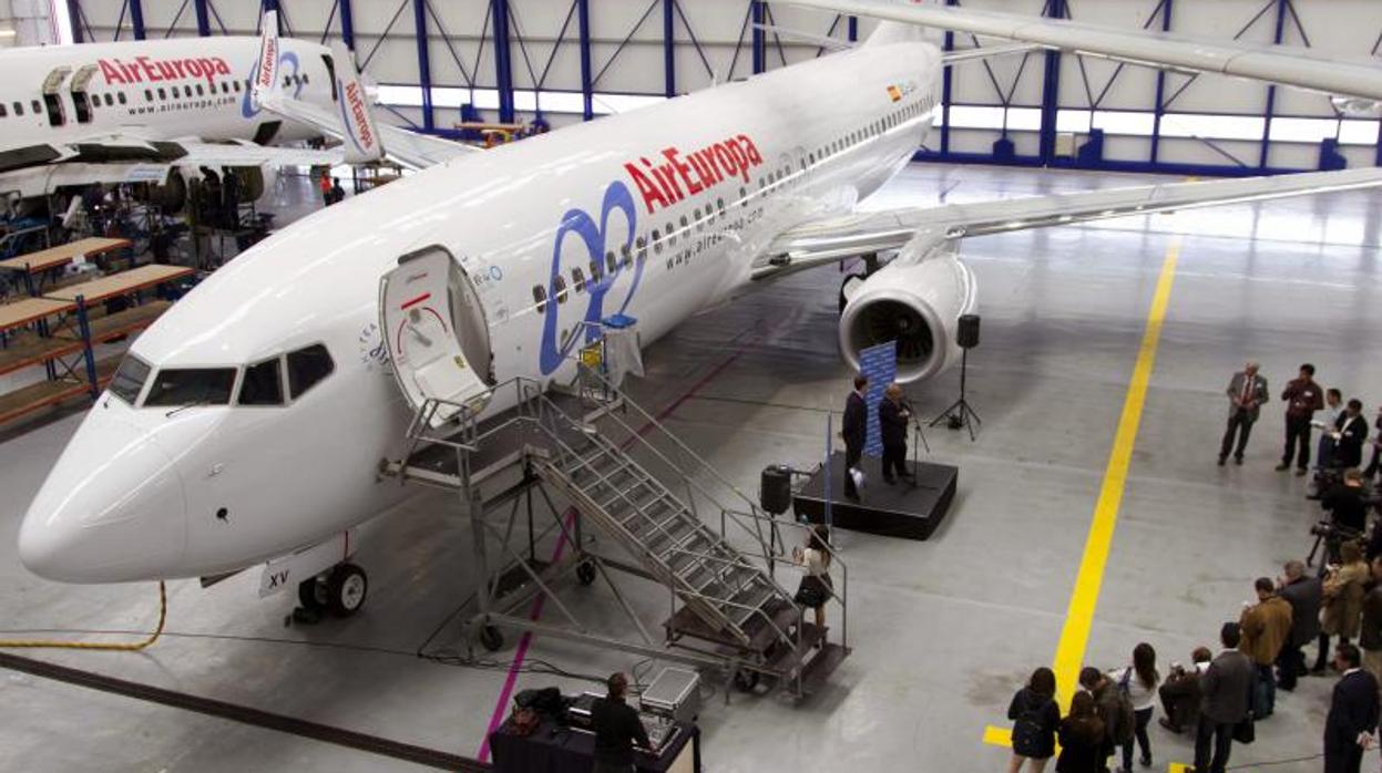 Un avión de Air Europa