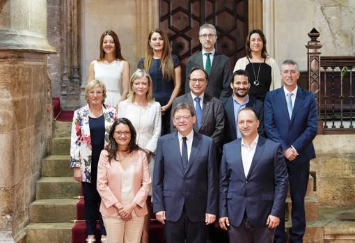 Imagen del nuevo Gobierno valenciano