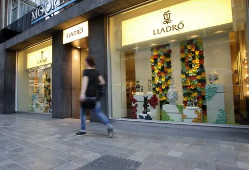 Imagen de una tienda de Lladró en Valencia