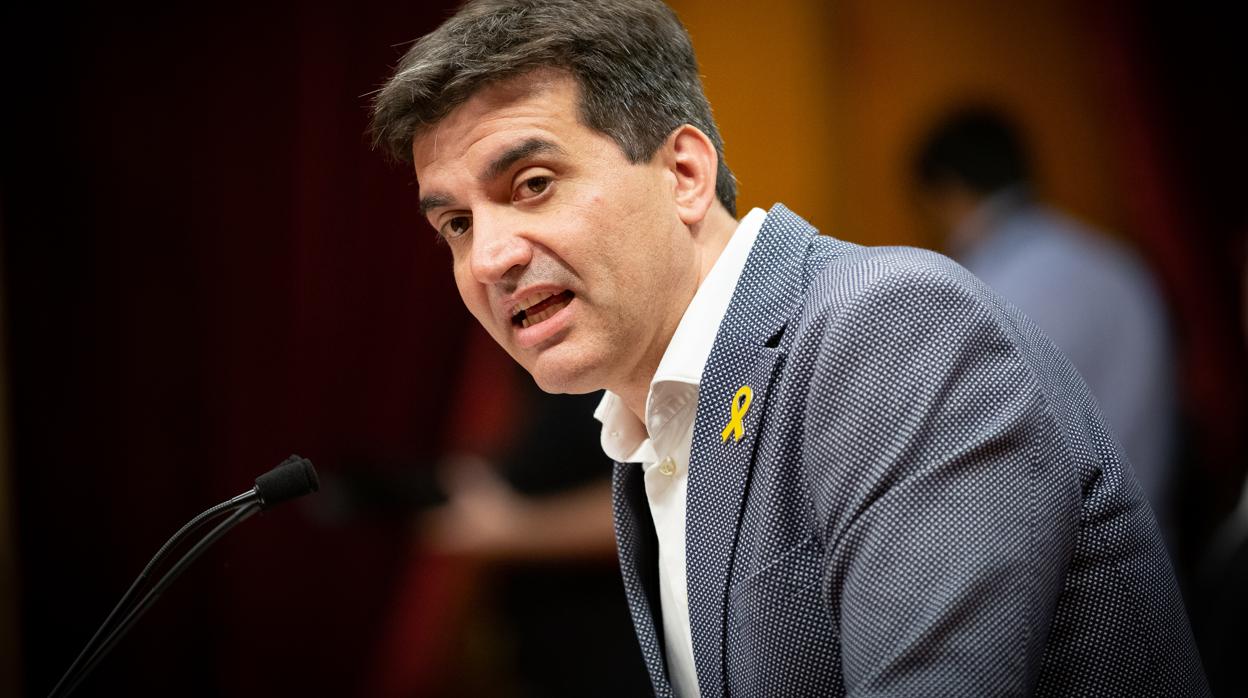 Sergi Sabrià, presidente del grupo de ERC en el Parlamento catalán