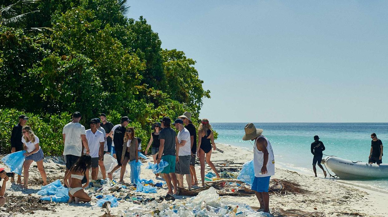 Operación de limpieza de las playas