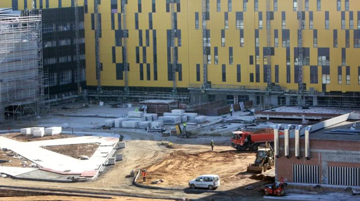 Imagen de hace unos meses de las obras del nuevo hospital