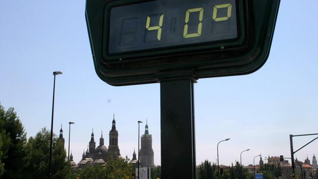 Aragón se convierte en el horno de España, con máximas de hasta 45º