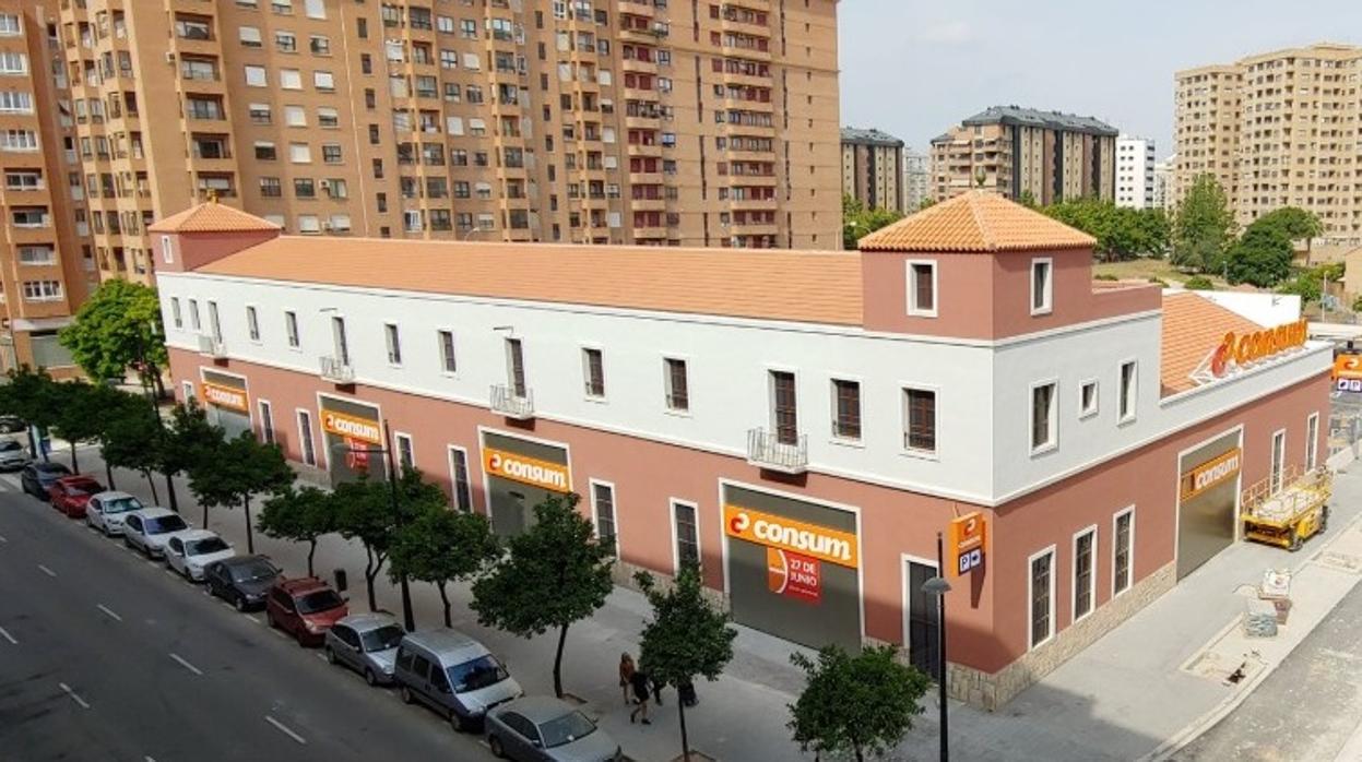 El nuevo supermercado de Consum en el barrio de Benimaclet de Valencia