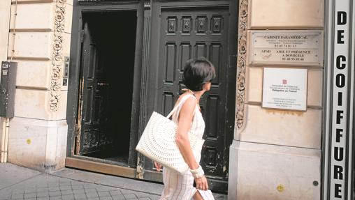 Entrada de la delegación catalana en Francia