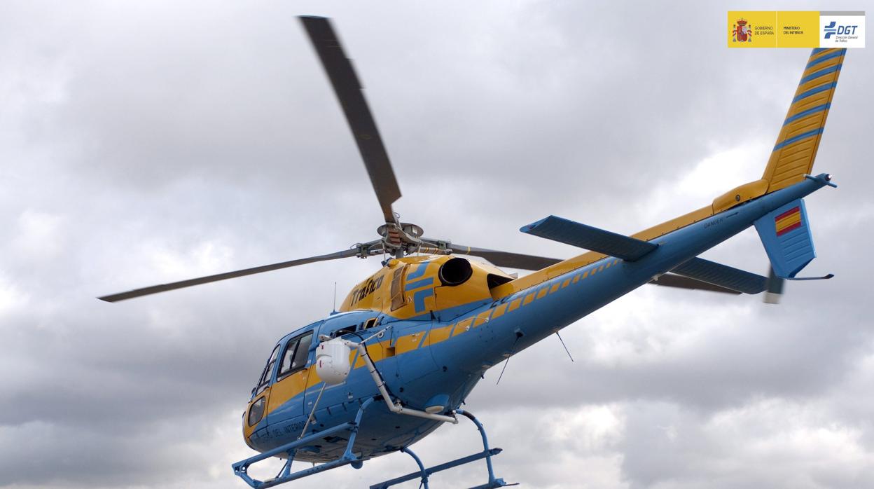 Imagen del helicóptero «Pegasus» de la DGT