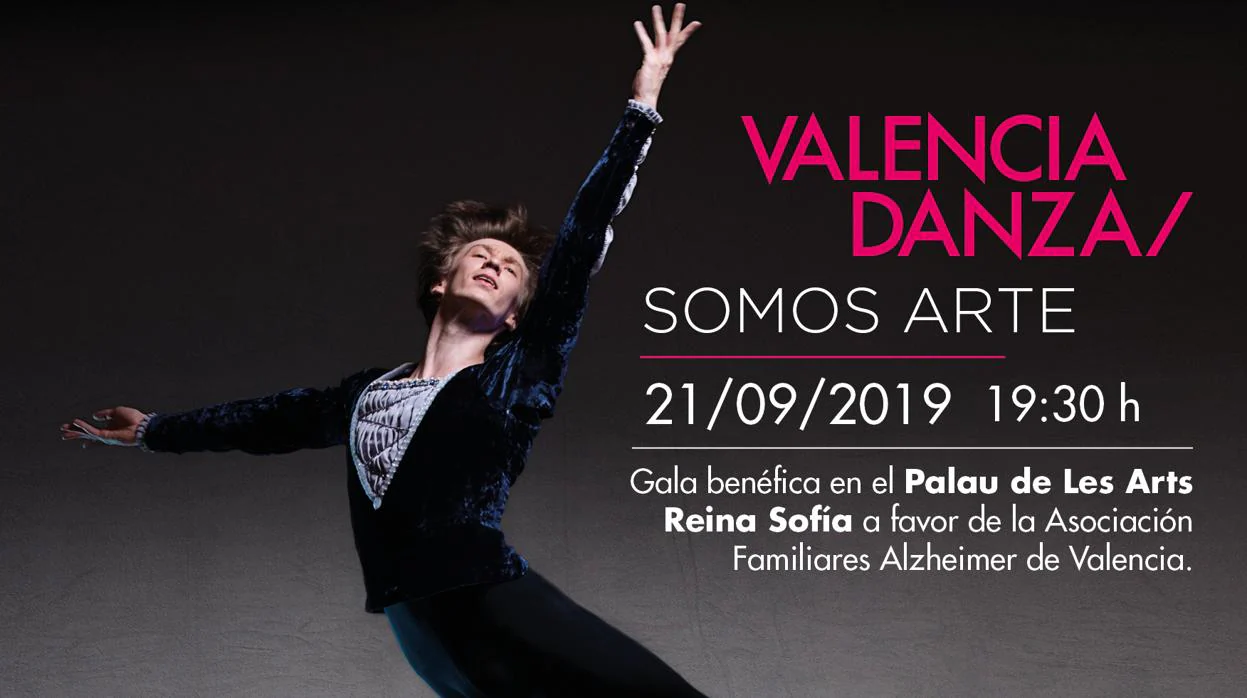 Cartel de la gala benéfica «Somos Danza» en Valencia