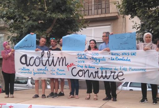 Manifestación pro-menas en Calella