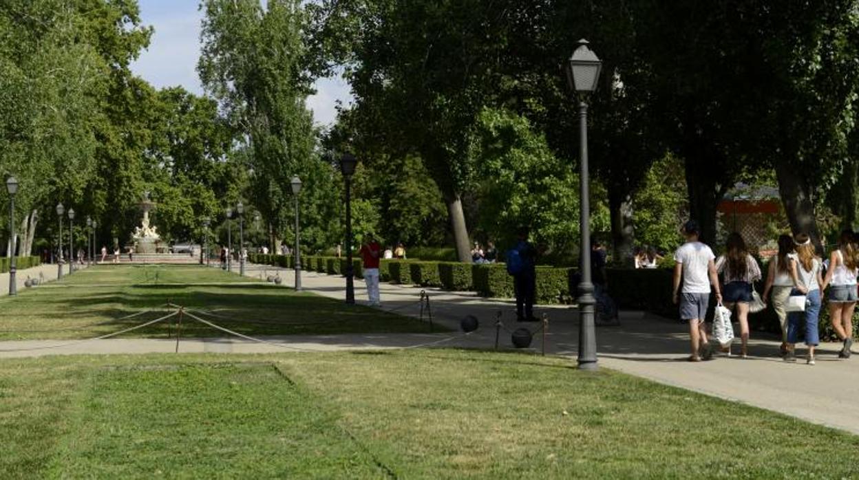 Paseo de México, en el Parque del Retiro