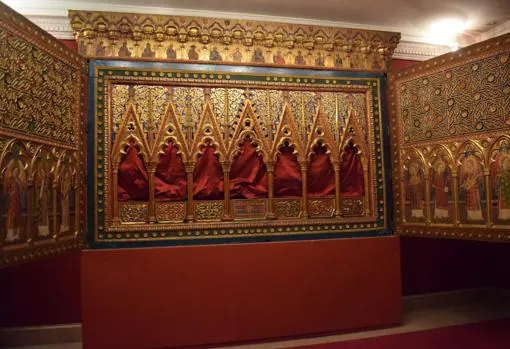Altar relicario del Monasterio de Piedra