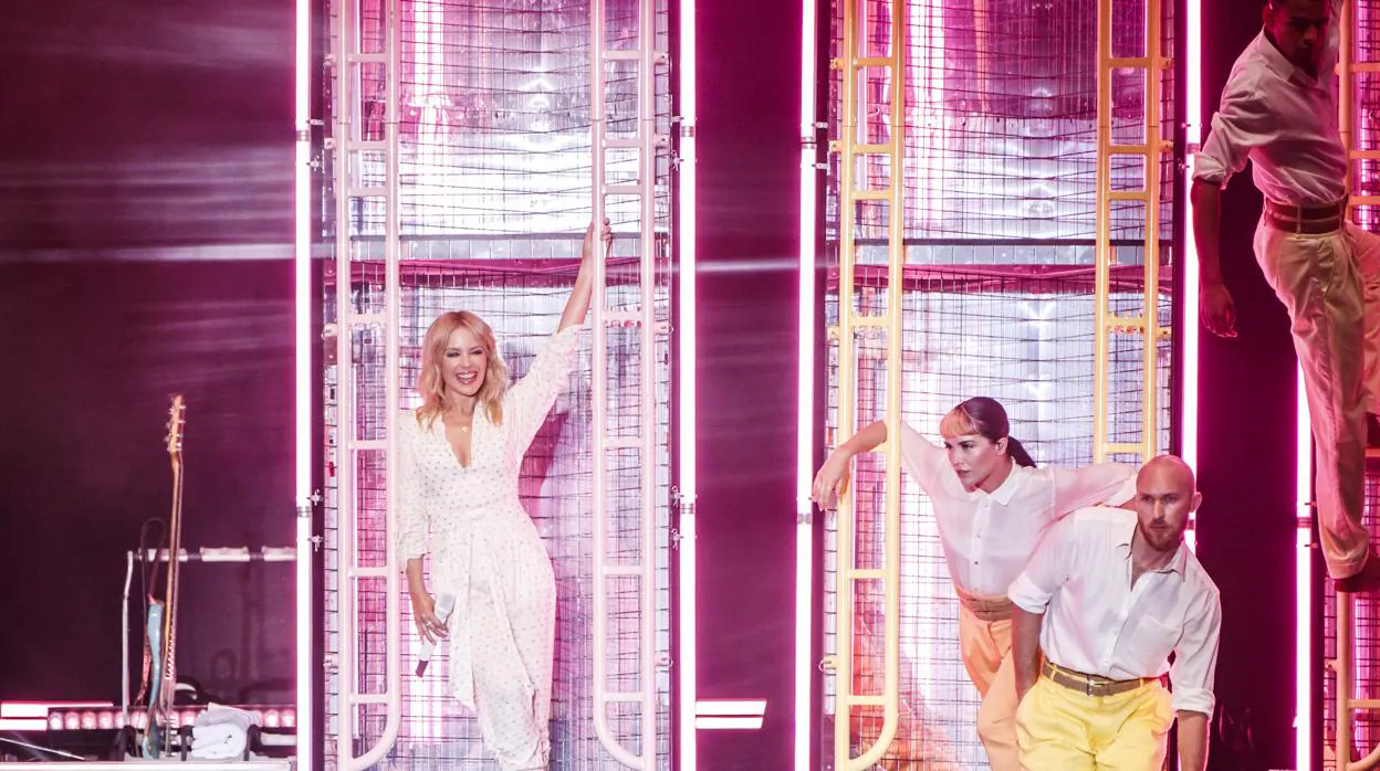 Kylie Minogue, durate su actuación en el Cruïlla