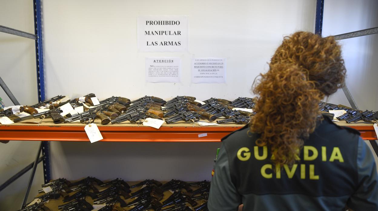 La Guardia Civil destruyó 7.800 armas en Castilla y León en 2018