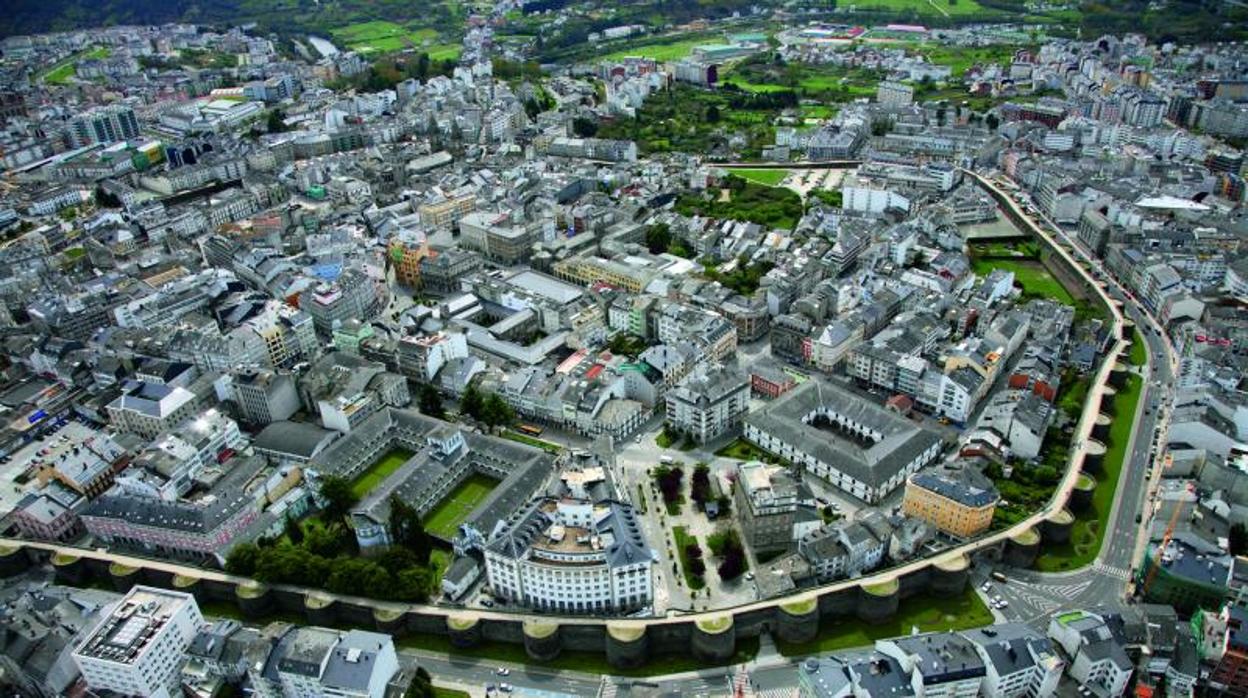 La ciudad de Lugo, recogida en la guía de paisaje que impulsa el Instituto de Estudos do Territorio