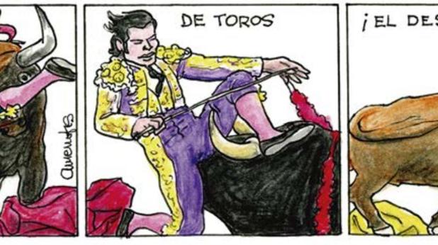 Cogidas a toreros protagonizan la polémica viñeta de un periódico editado por el Ayuntamiento de Bilbao