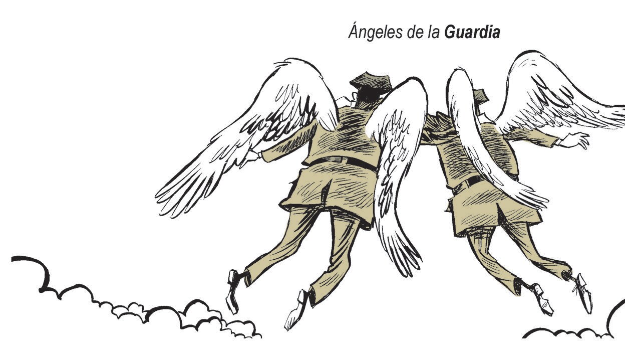 Ángeles de la Guardia. A la Guardia Civil y sus caidos, os admiramos, os necesitamos, en memoria de Raúl Centeno Bayón y Fernando Trapero Blázquez