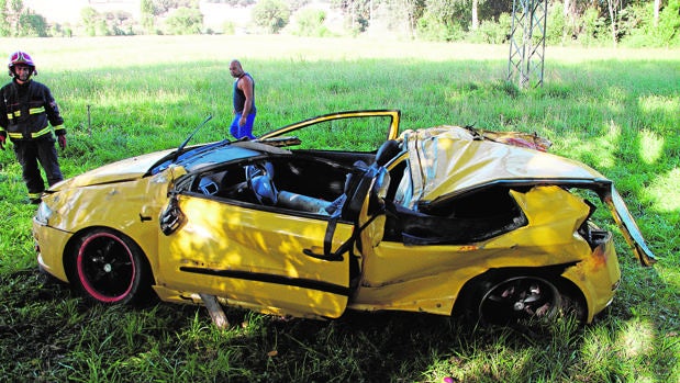 Las cuatro víctimas del siniestro de Galisancho volvían de fiesta en un coche con seis ocupantes