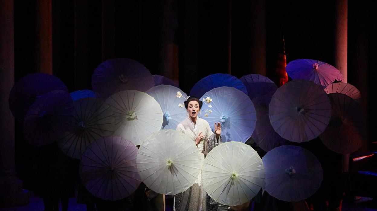 Una escena de Madama Butterfly