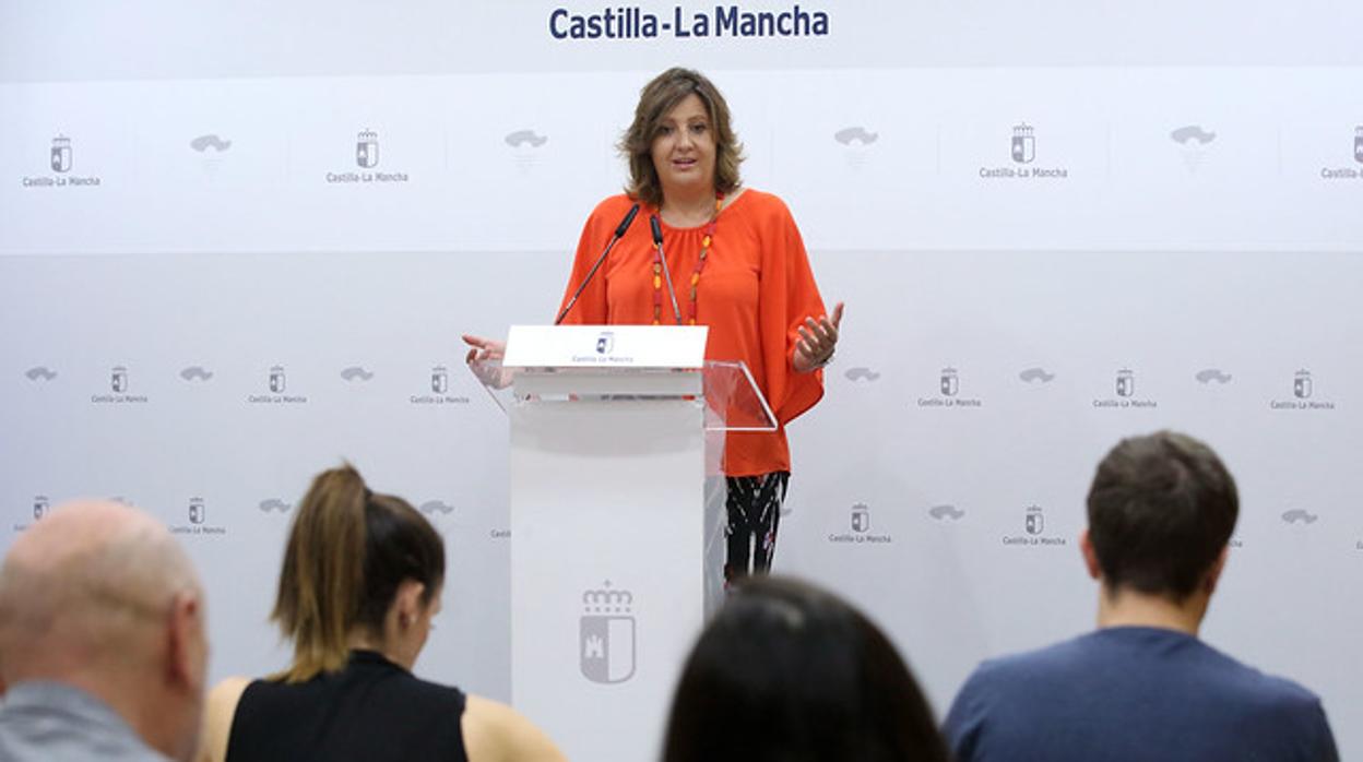 Patricia Franco, en rueda de prensa