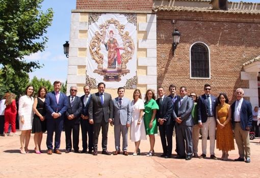 Paco Núñez, en la misa de San Pantaleón de Burujón