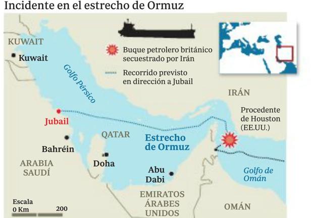 España no contempla sumarse a la misión naval liderada por EE.UU. en el estrecho de Ormuz