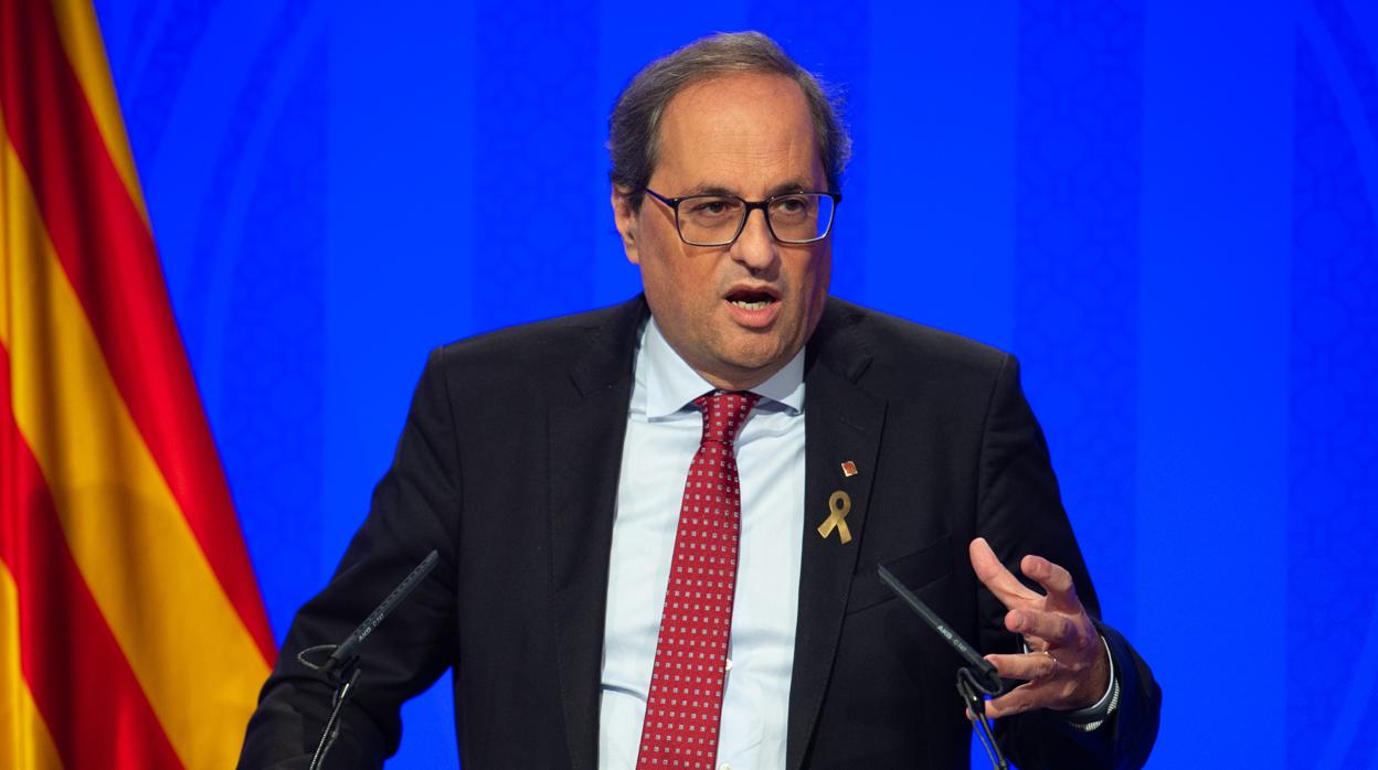 El presidente catalán, Quim Torra