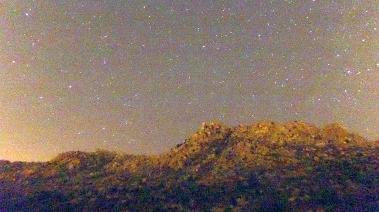 Estrellas fugaces en la sierra de Guadarrama