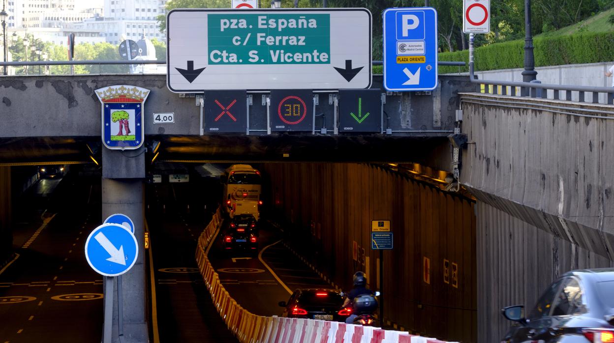 Corte del tunel de Bailen