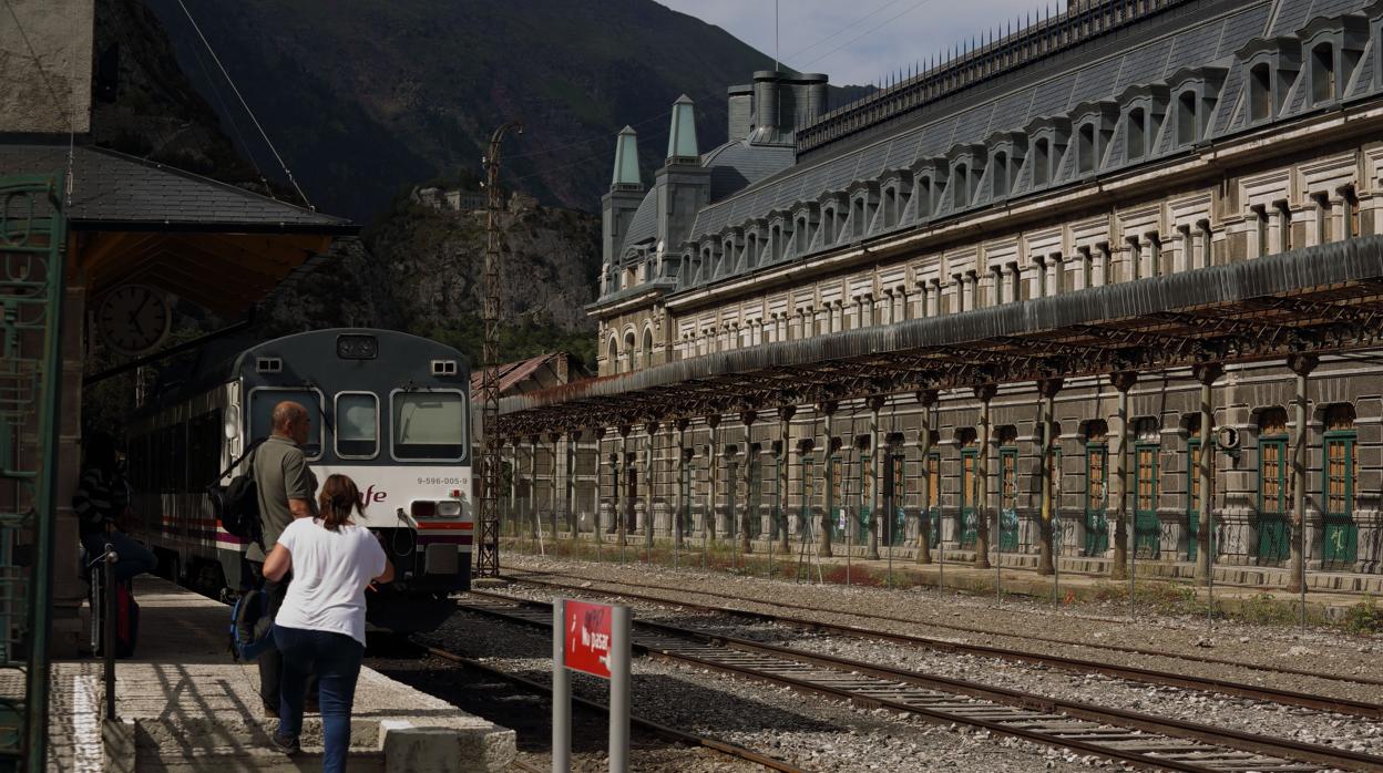 Estación de Canfranc, en el Pirineo aragonés