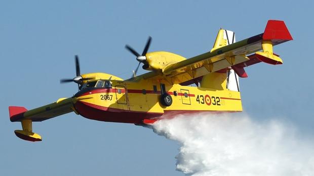 El Gobierno envía un avión anfibio de Matacán (Salamanca) para ayudar en los incendios de Grecia