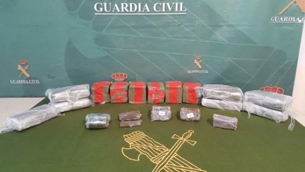 Detenido en Ciudad Real con 14 kilos de hachís en el maletero de un vehículo