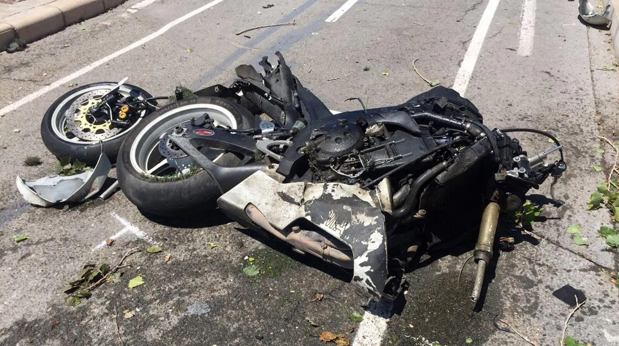 Imagen de archivo de un accidente de moto en Alicante