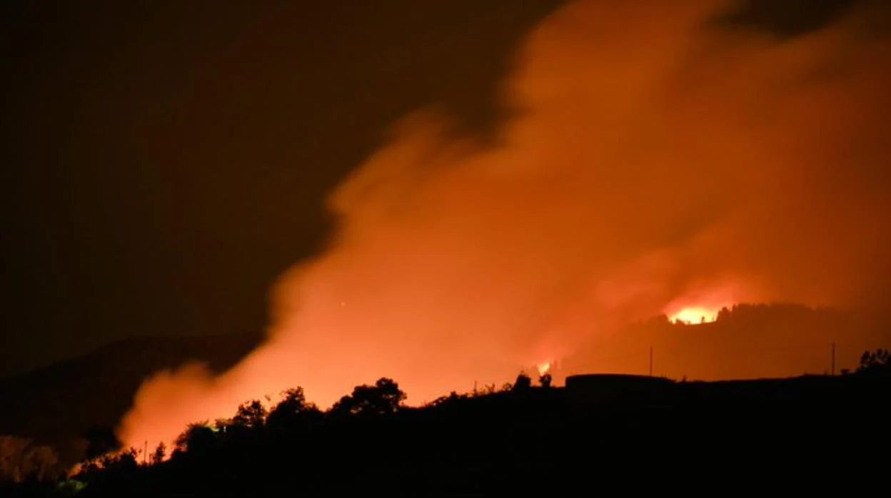 En directo: señal desde incendio en Canarias