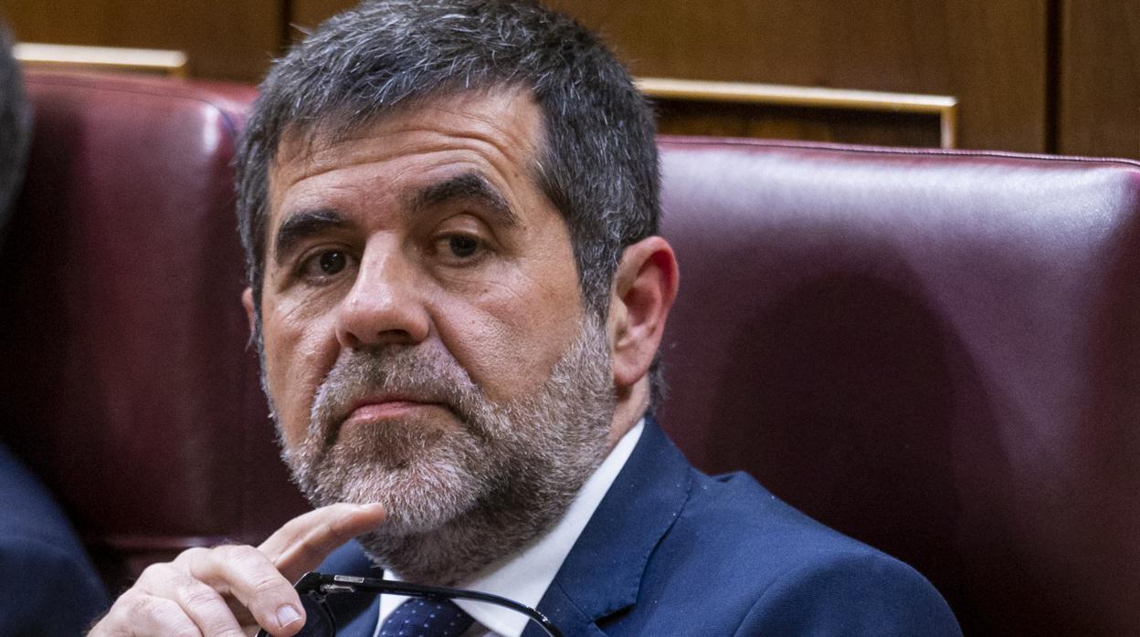 Jordi Sànchez, en el Congreso de los Dipurtados