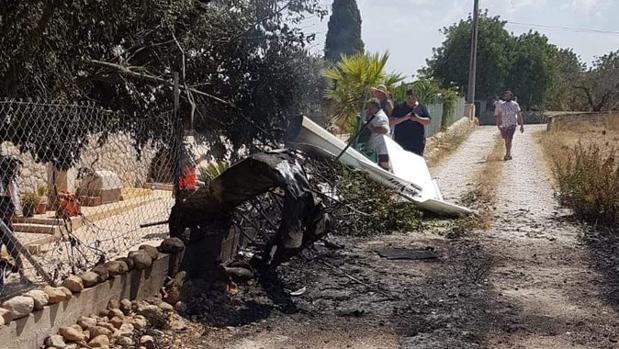 Siete muertos al chocar en el aire una avioneta y un helicóptero en Mallorca