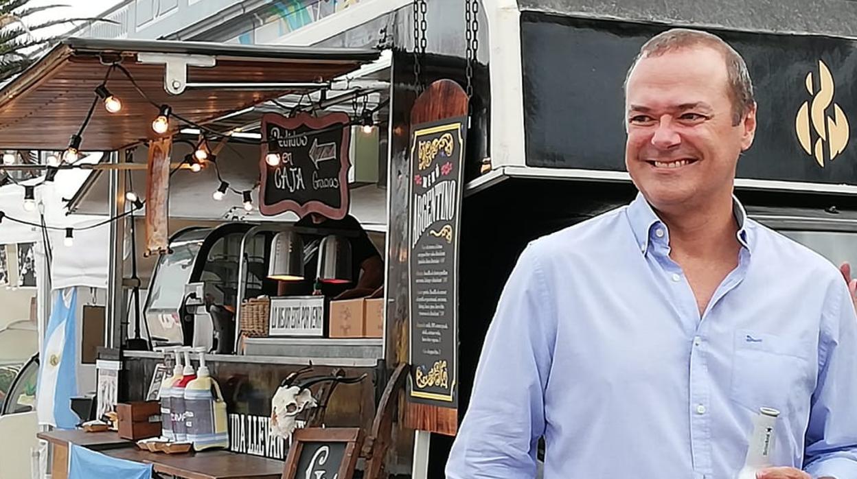Augusto Hidalgo en la apertura de «Cine Más Food 2019»