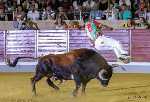 El recortador Sergio Pinel se consagra en Villaseca de la Sagra con los Cebada Gago