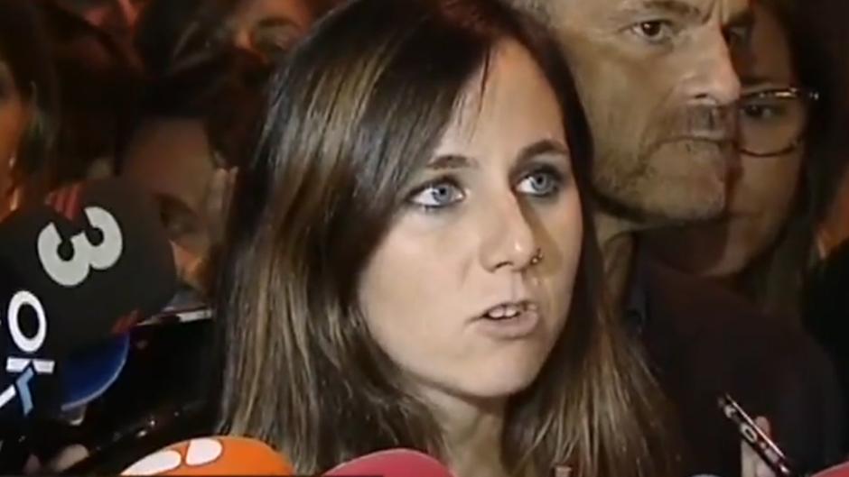 Ione Belarra tras la reunión con el PSOE: «Nos vamos preocupadas»