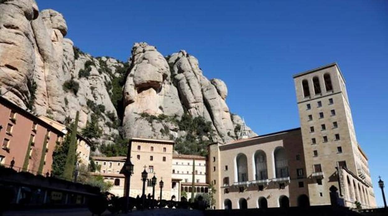 Una imagen del monasterio de Montserrat