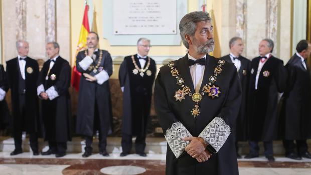 Lesmes alude al juicio del «procés» como «paradigma» del buen funcionamiento de la Justicia